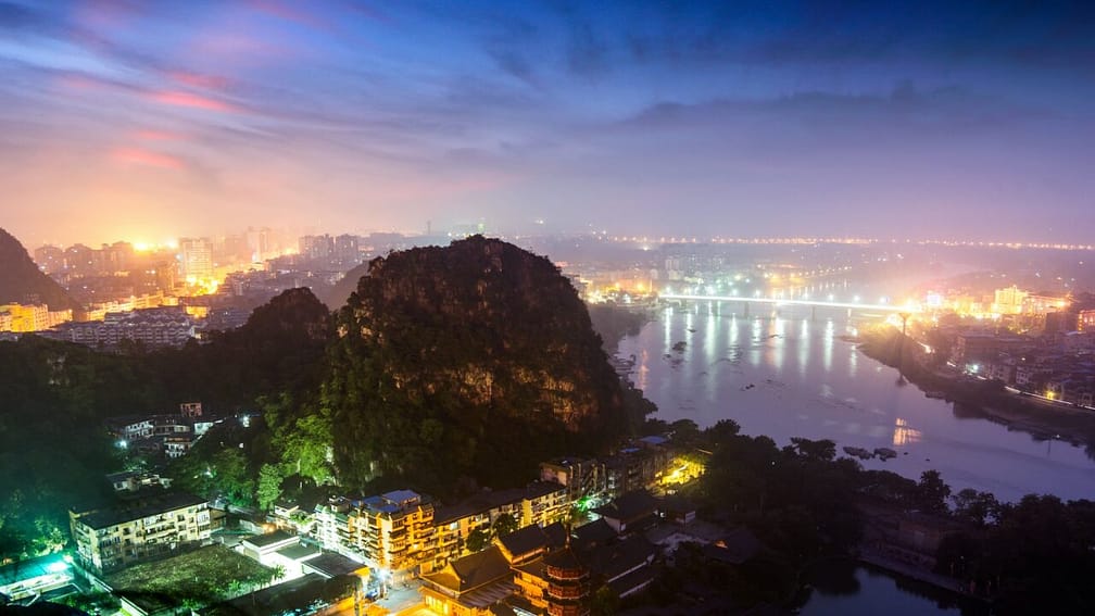 beautiful landscape in Guilin