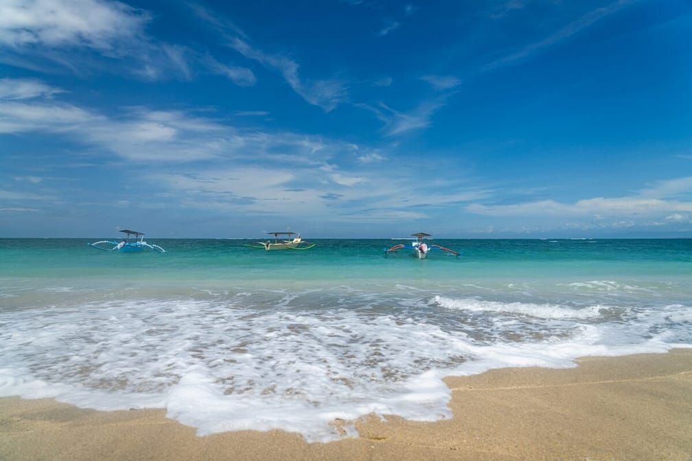 Kuta beach in Bali