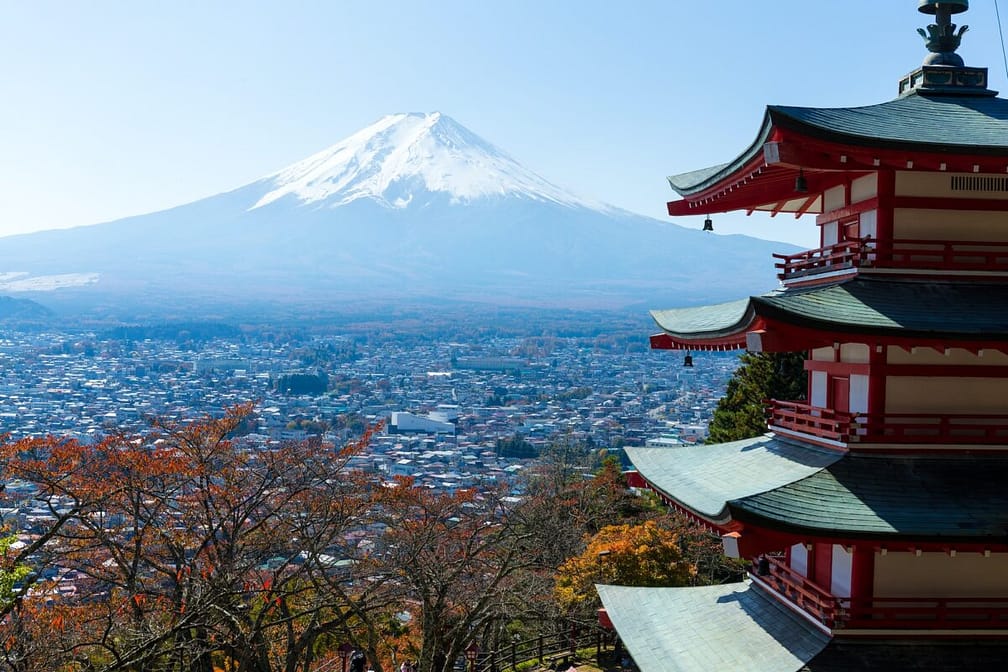 Mount Fuji and Chureito Pagoda