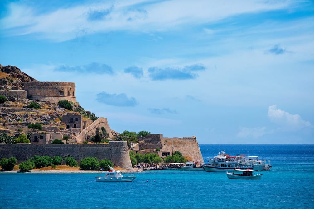 Island of Spinalonga, Crete, Greece