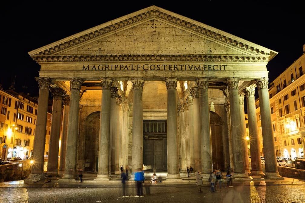 The Pantheon in Rome, Italy