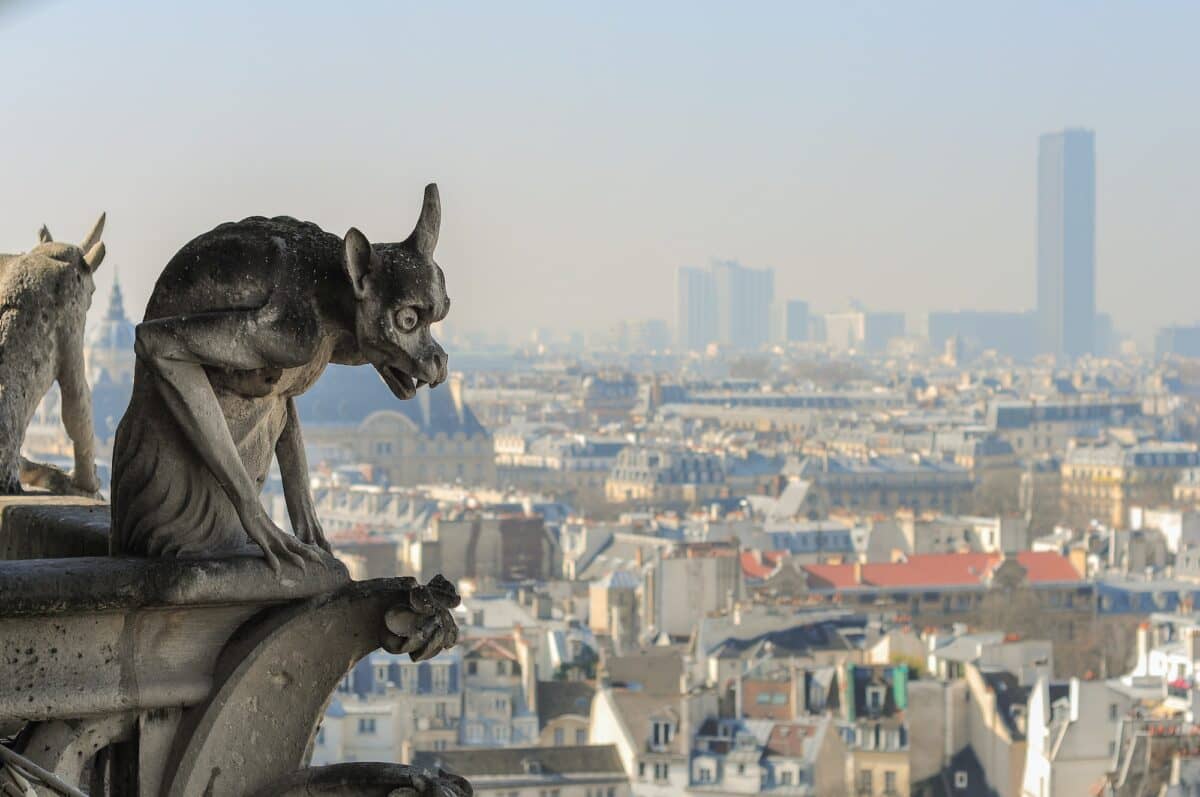 Chimera on Notre Dame de Paris