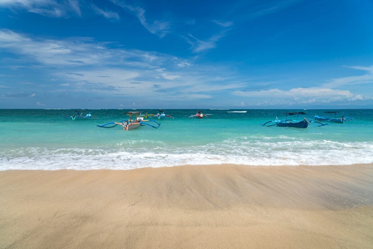 Kuta beach in Bali