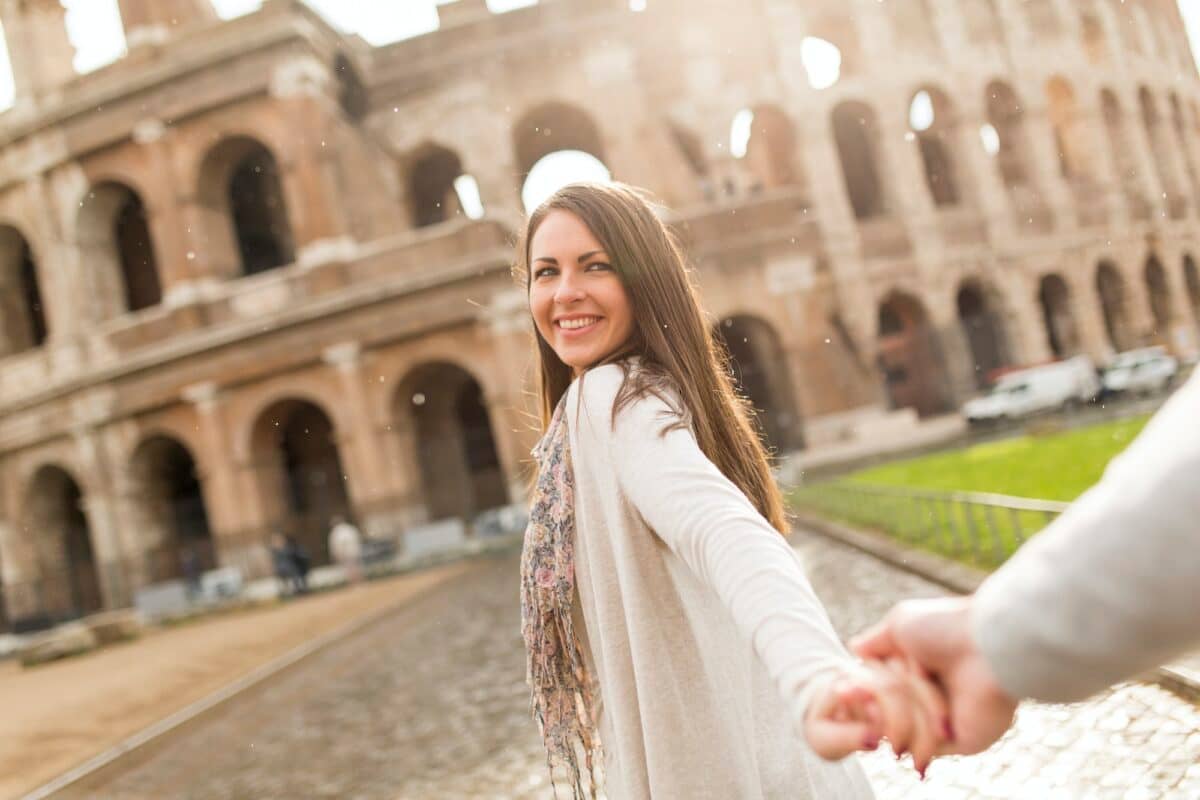 Couple in Rome