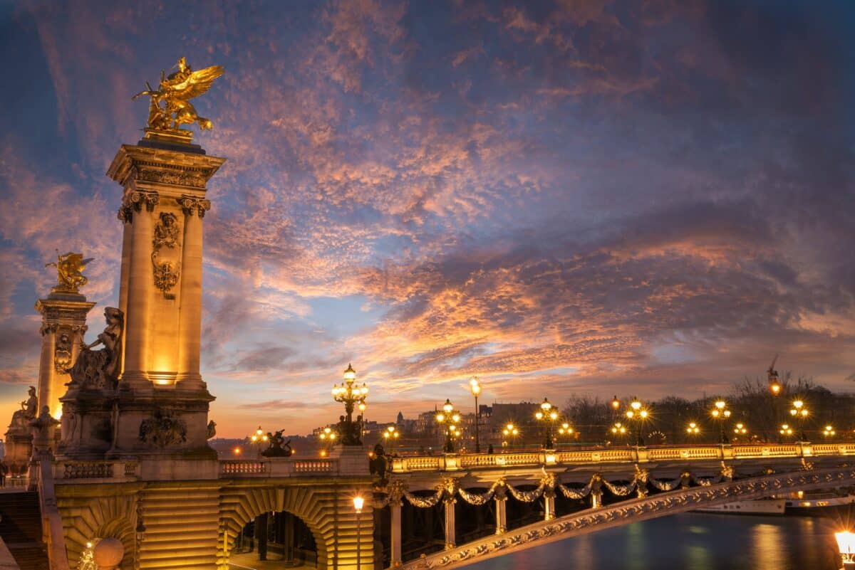 Bridge of the Alexandre III, Paris