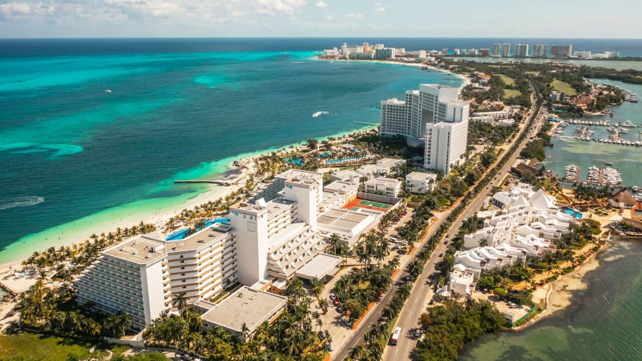 Resort area in Cancun