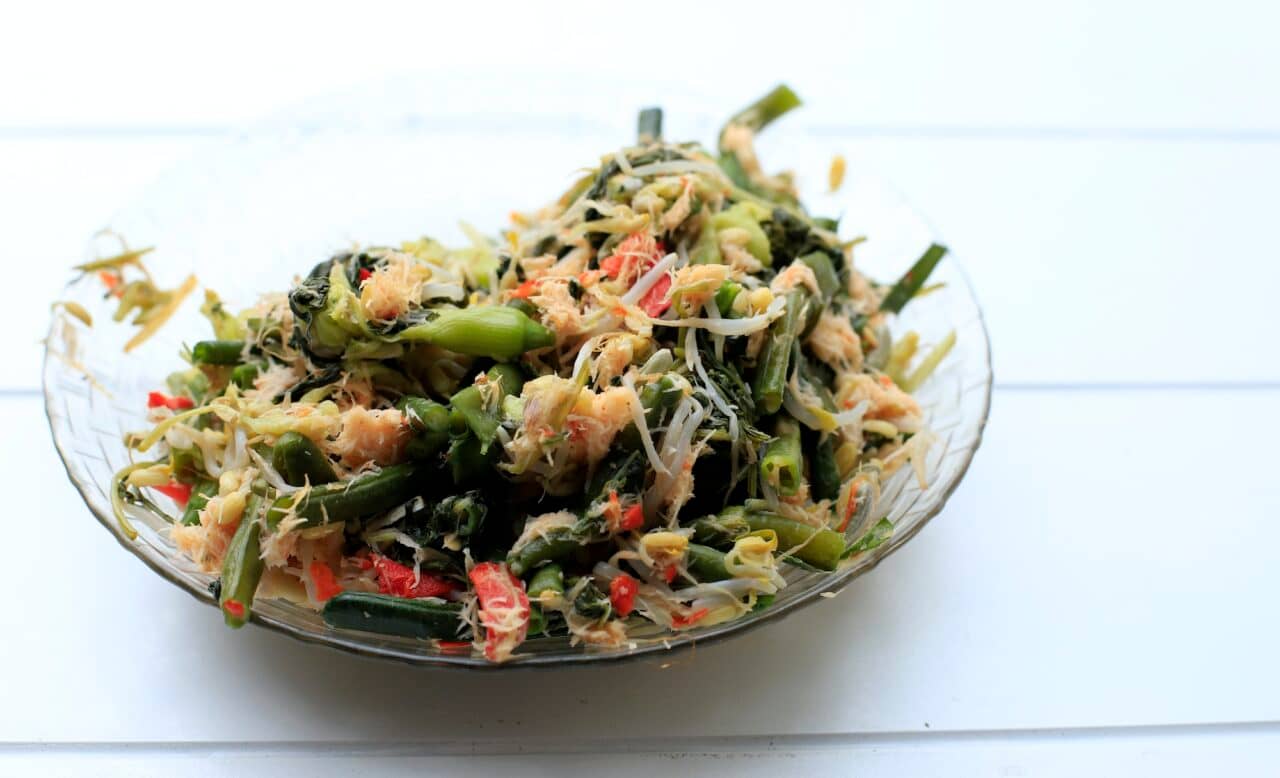 Urap Sayur, Indonesian Traditional Salad