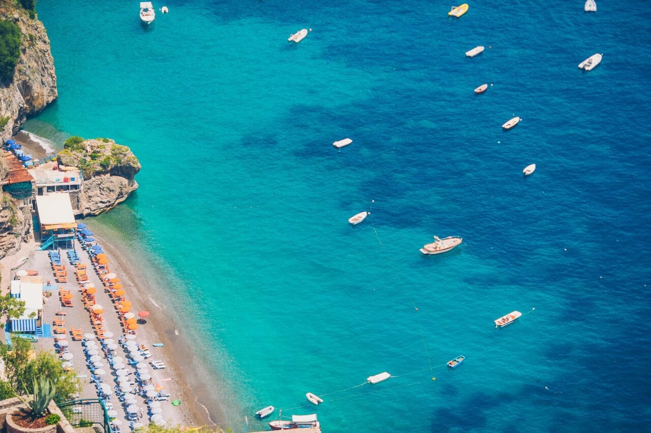 Beautiful coastal towns of Italy - scenic Positano in Amalfi coast