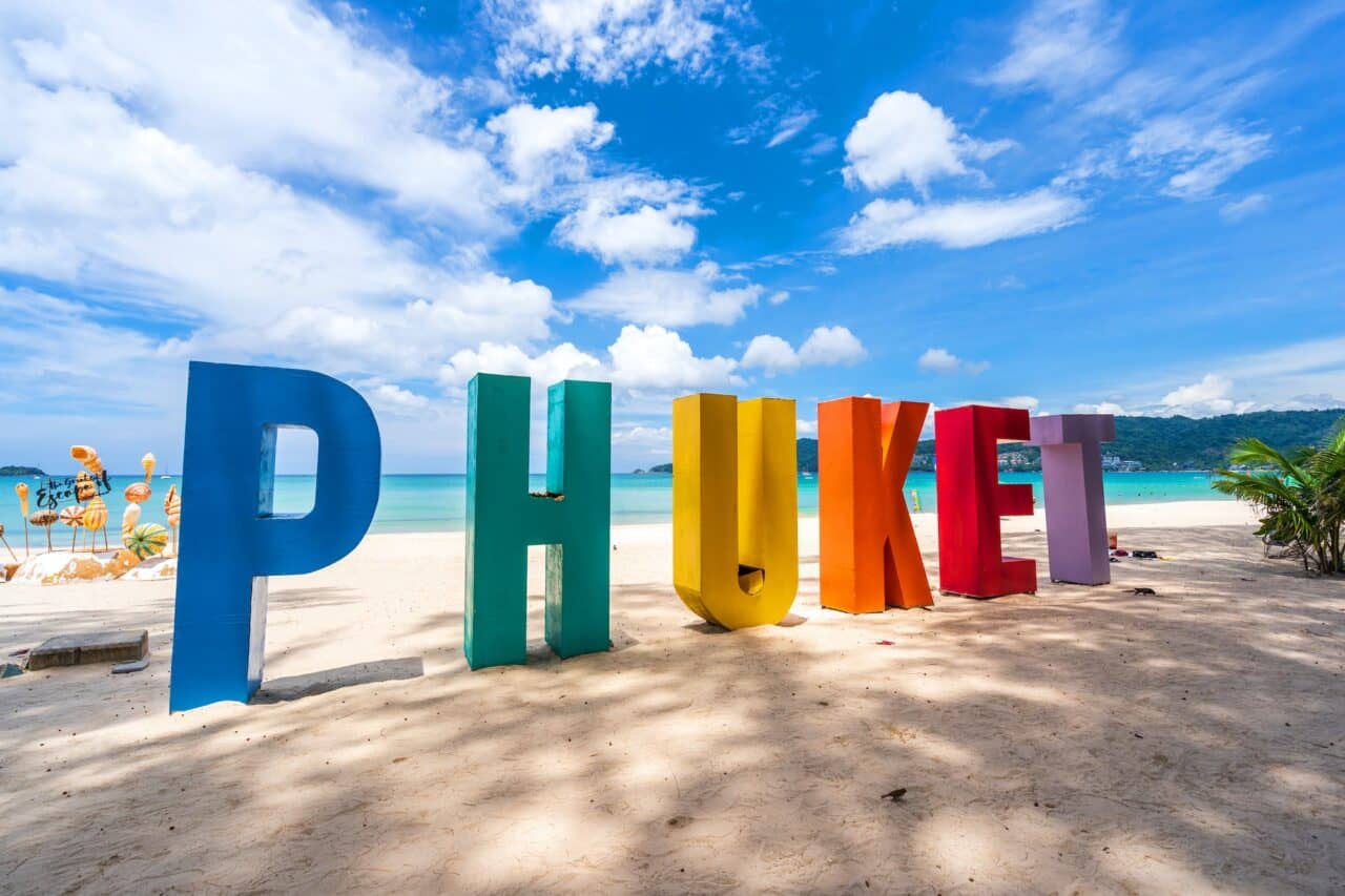 Patong sign and symbol at Patong Beach