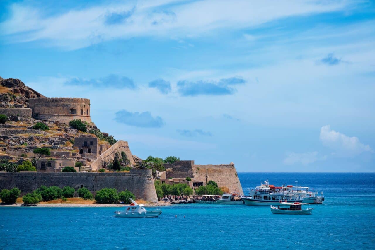 Island of Spinalonga, Crete, Greece