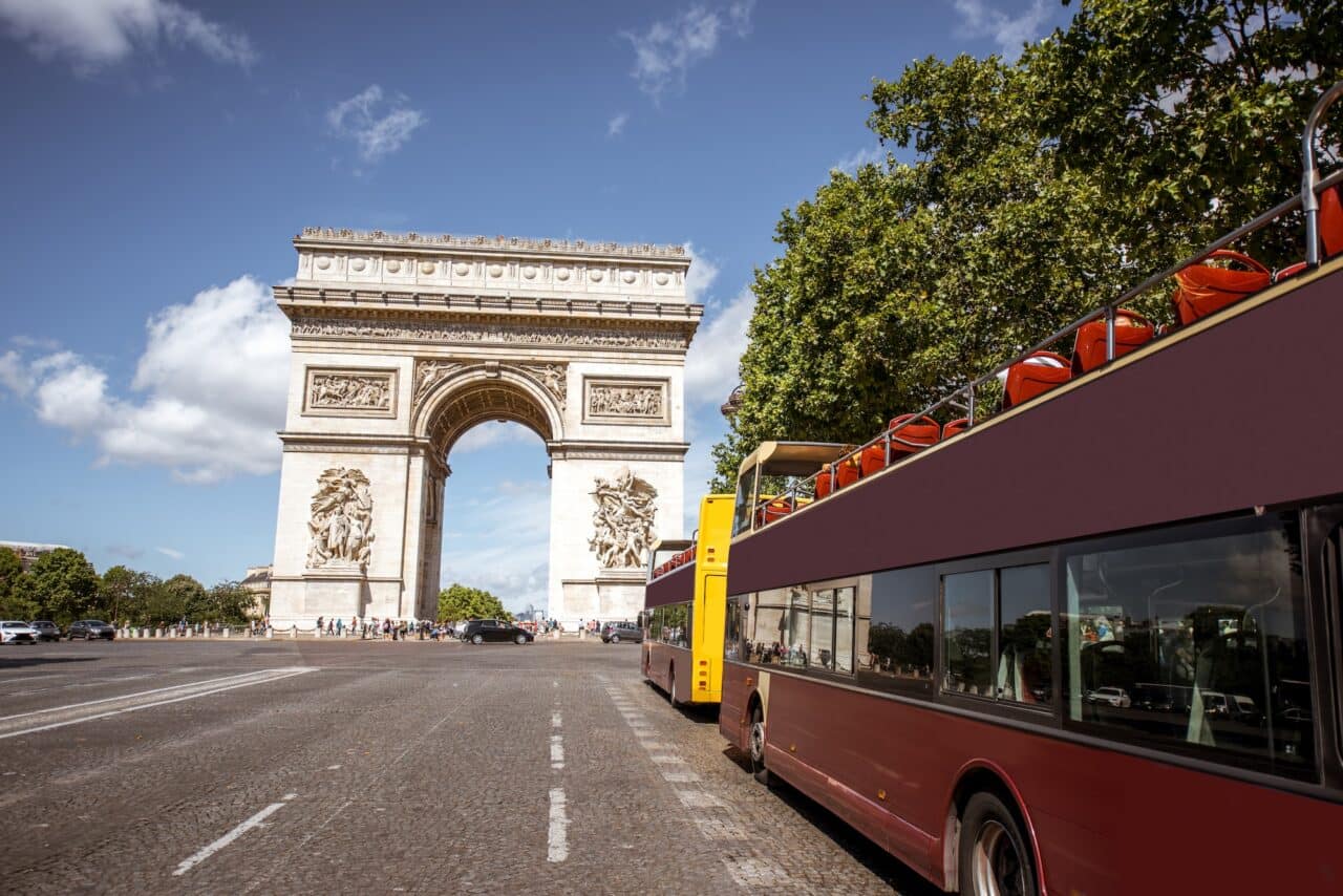 Cityscape view of Paris