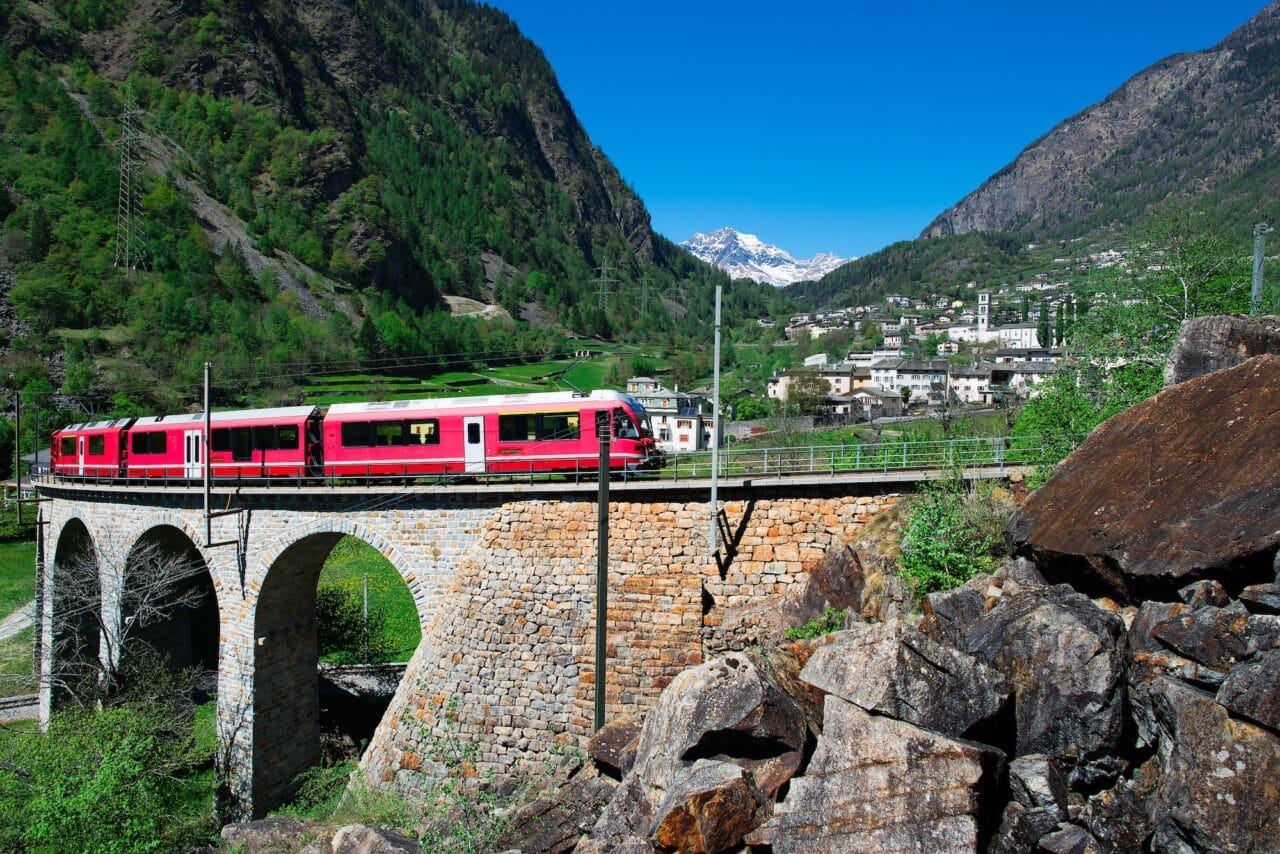 Bernina Red Train