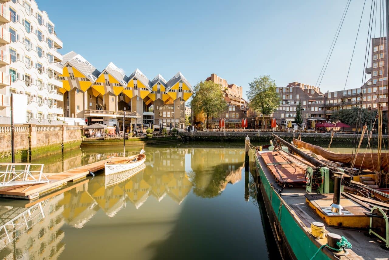 Rotterdam city in Netherlands