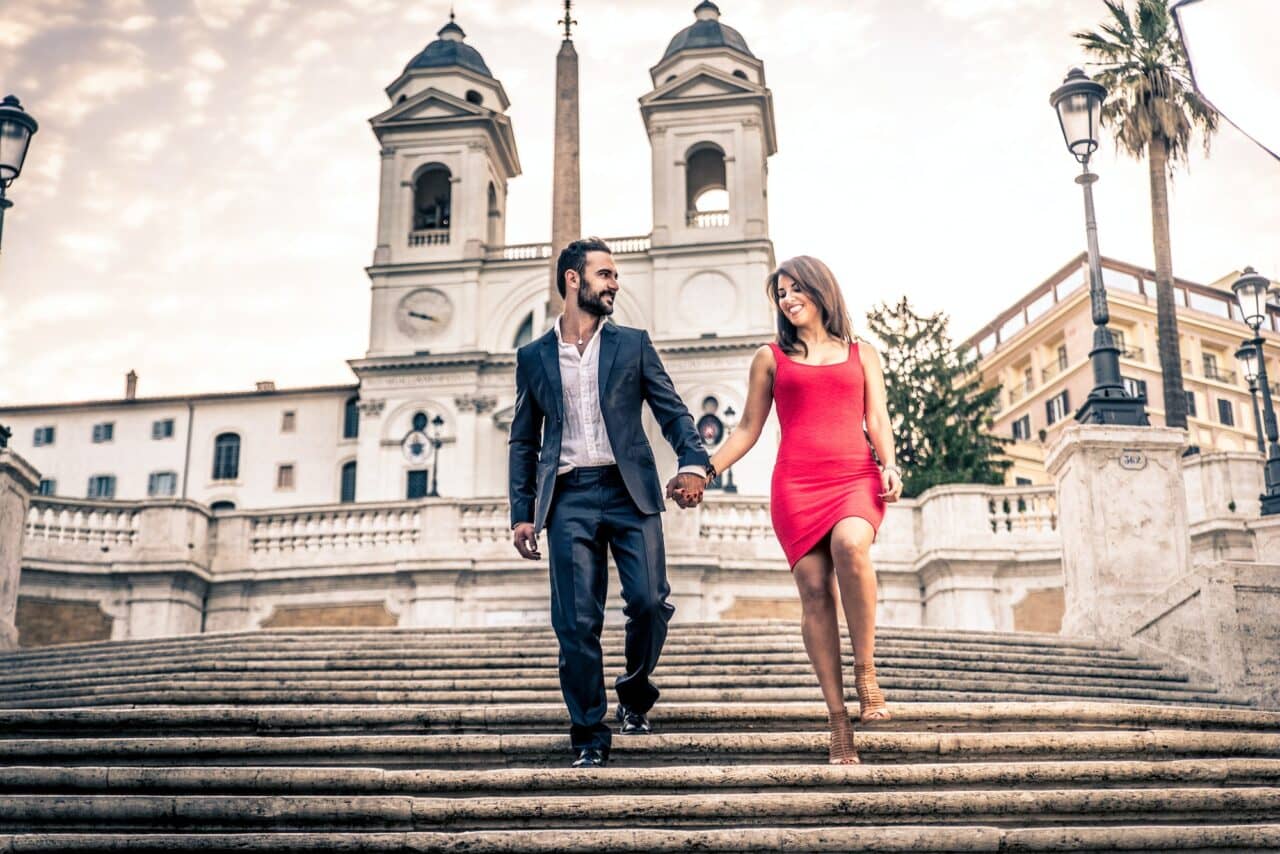 Couple in Rome