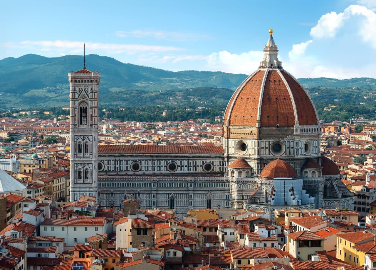 View on Florence cathedral