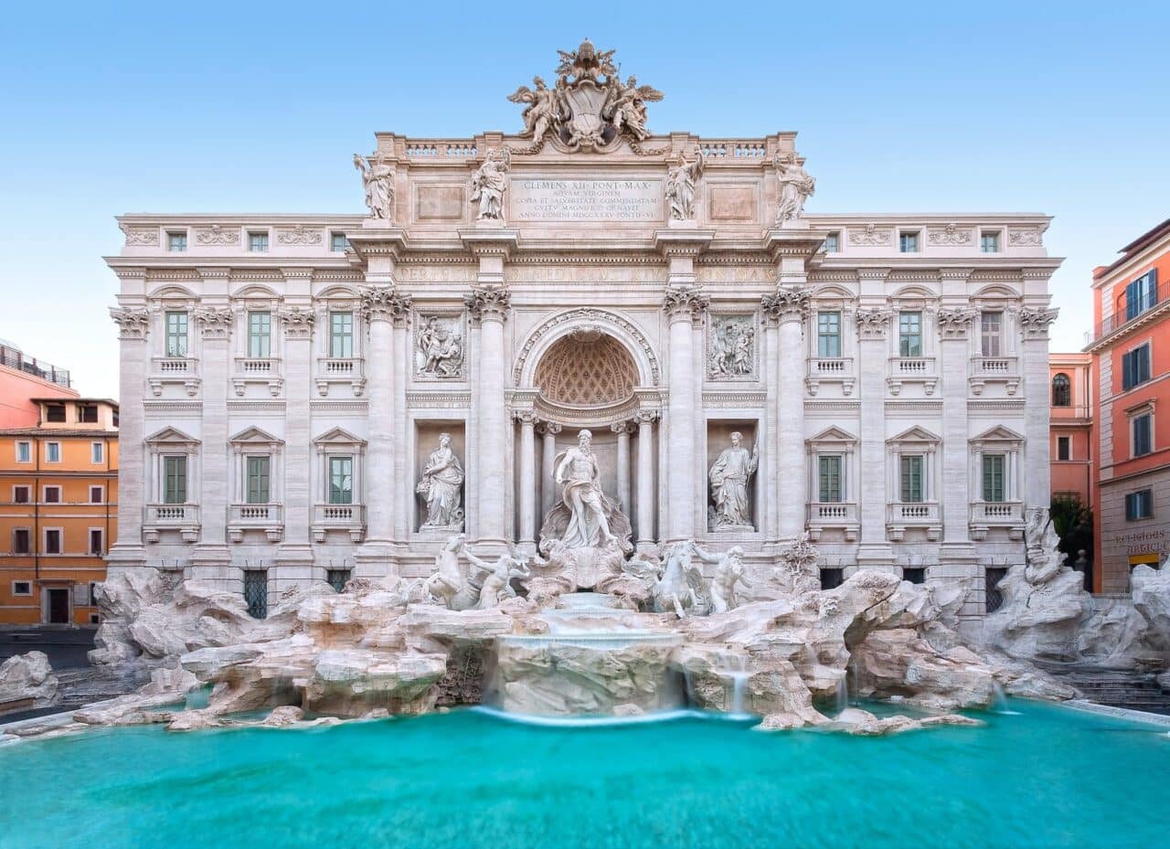 Trevi Fountain, façade